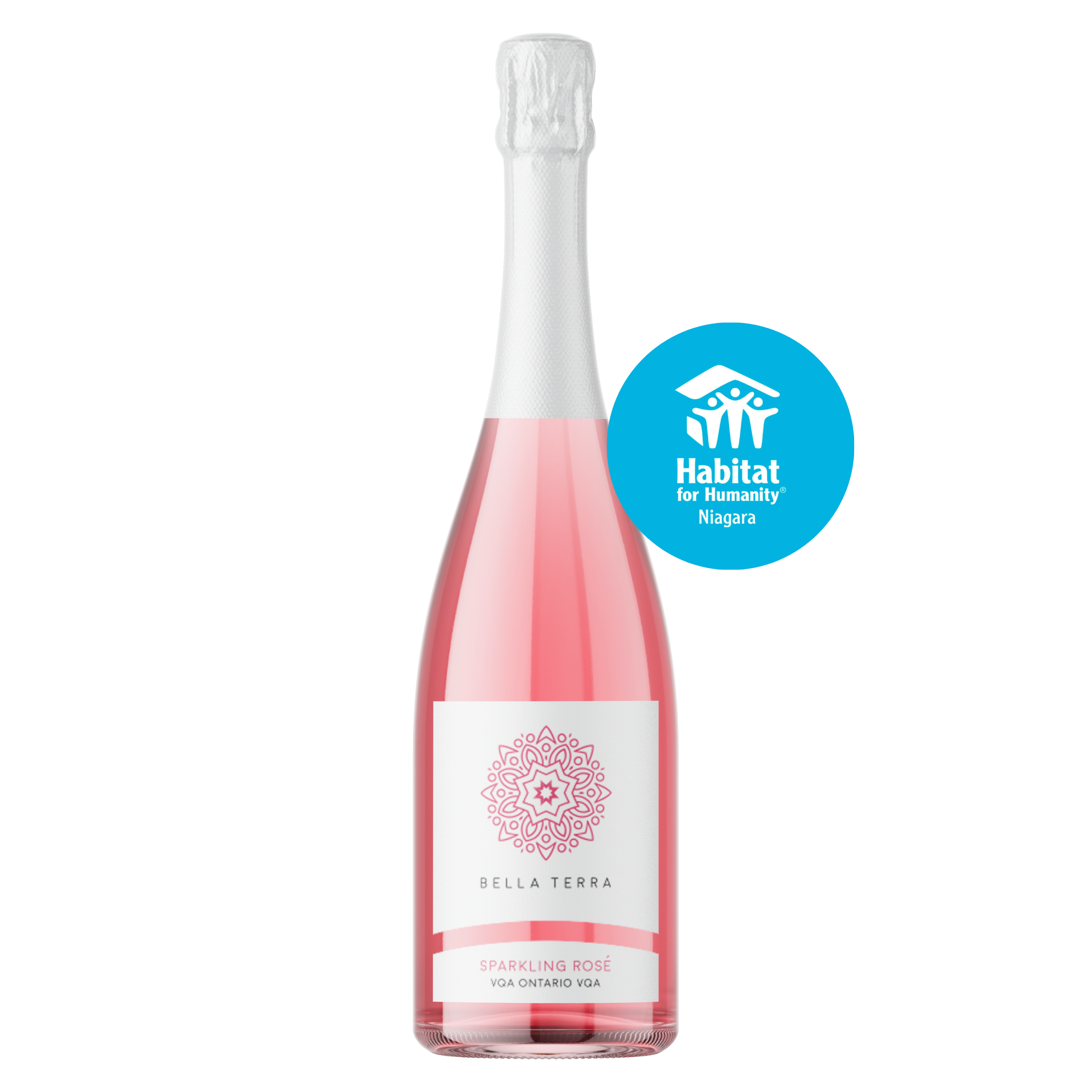 Habitat For Humanity Sparkling Rosé (Includes $5 Donation)