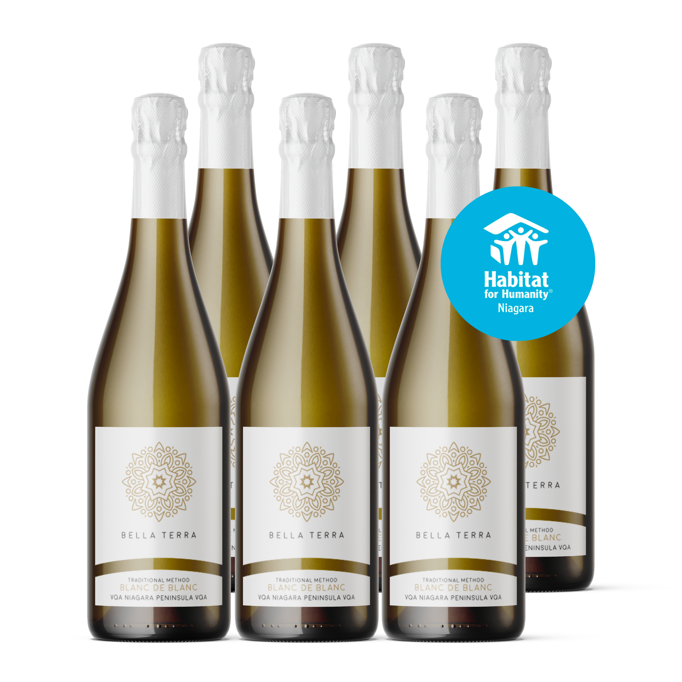 Habitat For Humanity Blanc de Blanc 6 Pack (Includes $30 Donation)