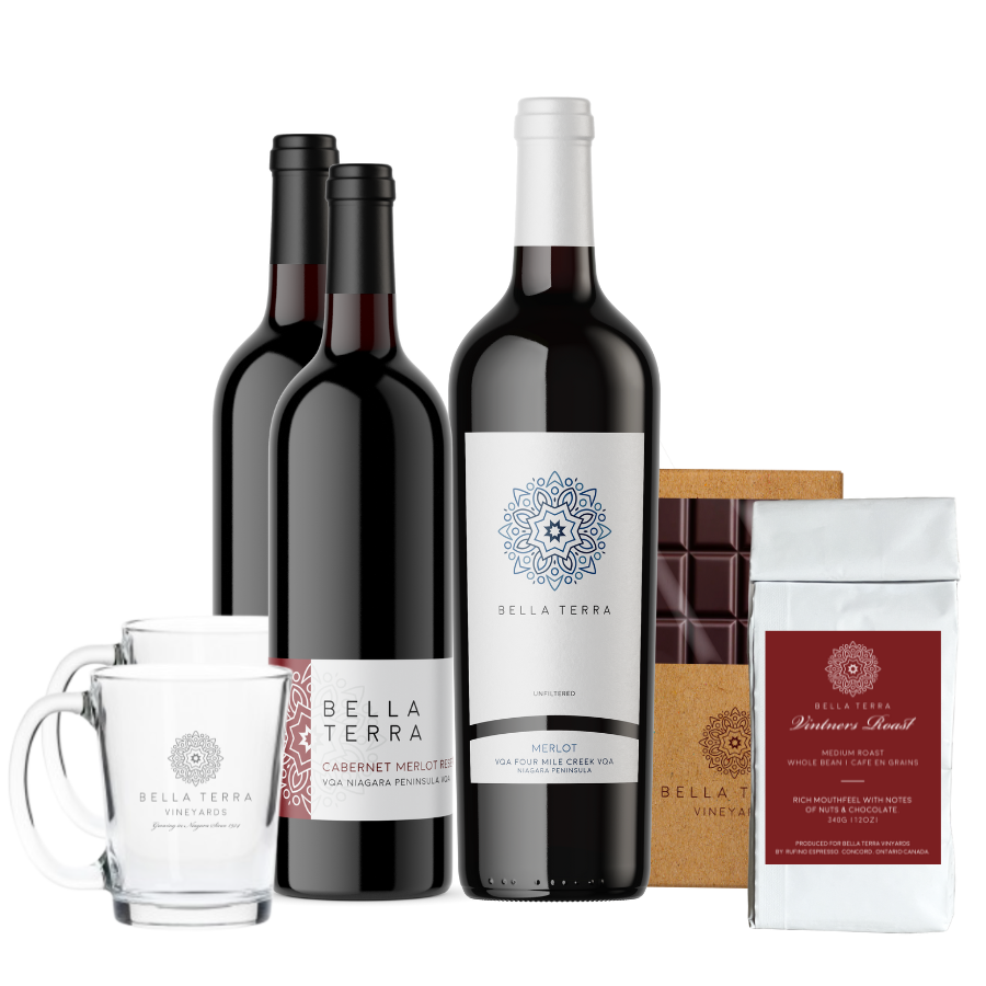 Wine, Chocolate And Coffee Pack